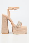 SACHI15 Glam Platfrom Sandal - Neutral