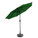 Homepola Modern Design Patio Umbrella - 2.7M Crank & Tilt With Round Base - Green