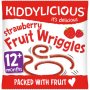 Kiddylicious Fruit Wriggles Strawberry 12G - 12 Months+