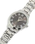 Men's Silver Classic Round Roman Numeral Watch