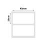 NB187 - NIIMBOT - B1 / B21 / B3S / B4 - 40X20MM - 320 WHITE LABELS 1