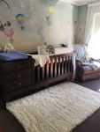 Vintage Nursery Set Convertible Cot & Dresser