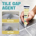 1/3/5PCS Tile Gap Repair Agent 7OZ Waterproof Mold-proof Filling Grout Sealant With Precision Nozzle For Bathroom & Kitchen Floo