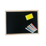 Black Board With Chalk And Sponge 21CM X 29CM Set Of 2