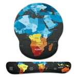 Going Global Mouse Pad With Wrist Support And Keyboard Wrist Support Set