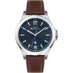 Ben Sherman Men's Brown Leather Strap Blue Dial Watch