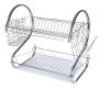 2 Tier Stainless Steel Kitchen Organizer Storage Rack TT-18