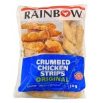 Rainbow Crumbed Chicken Strips Original 1KG