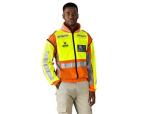 Metro Two-tone Hi-viz Reflective Zip-off Jacket - 5XL Yellow