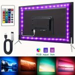1 Set Rgb 5050 LED Strip Lights 3 Key Remote Control 5V USB LED Strip Flexible Ribbon Diode Strap For Tv Backlight Room Decorati