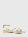 Dominique 2 Diamante Strap Flat Pm Sandal - 41 Gold