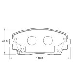 Kbc Brake Pads Front For Kia Picanto