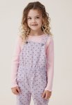 Cotton On Marlee Denim Overall - Lilac Drop bonnie Ditsy