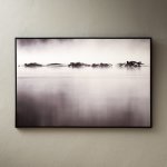 Misty Waters Framed Canvas