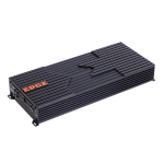 Class D Mono Amplifier 2200W Rms @ 1 Ohm Edge Heatsink Auto Sense Internal Fan Cooling 63 X 434 X 179MM