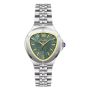 Women's Modern Shield Watch - Sophisticated Graphite Green Dial