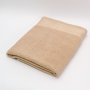 Jacquard Crest Collection Bath Sheet - Stone