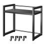 Sturdy Over Microwave Kitchen Utensil Countertop Storage Rack