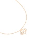 Goldair Gold Diamante Open Heart Infinity Sign Necklace