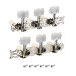 Patikil Guitar Tuning Pegs Machine Heads Tuning Keys Tuners For Classical Guitar Single Hole 3L 3R 1 Set White