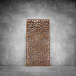 Laser Cut Screen - Design 042 - 2000 X 1000 X 20 Rust Coat Outdoor