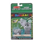 Safari Colour-reveal Scratch Art Pad