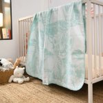 Amanda Cotton Baby - Fur Babies Seafoam bleach - 100 X 120 Cm
