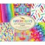 Rainbow Watercolors Gift Wrapping Papers - 6 Sheets - 24 X 18 Inch Wrapping Paper   Paperback