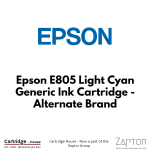 Epson E805 Light Cyan Generic Ink Cartridge – Alternate Brand