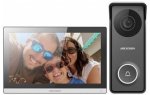 Hikvision DS-KIS313-P 4-WIRE Hybrid HD Intercom Kit 7 Touch Screen Built-in MIC & Speaker IP65 IK10 Wi-fi 128 Gb Tf Card