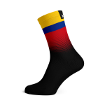 Colombia Flag Socks - Medium Black