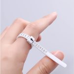 1 PC Ring Sizer Ring Measurement Tool Reusable Finger Size Gauge Ring Measure Tool Jewelry Measuring Tools 1-17 Usa Rings Size M