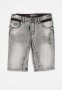 Soviet Boys Denim Short - Grey Marble