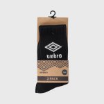 Umbra Bts 2PK Crew Sock _ 181024 _ Black - S Black