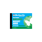 Pen Carbon Book A6 Duplicate Cash Receit Butterfly