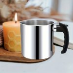 1PC 44OZ Stainless Steel Candle Pot Stove Wax Melting Pot For Candle Making Pouring Pot Wax Melting Pot With Heat Resistant Hand