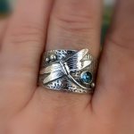 Creative Dragonfly Pattern Ring For Men And Women Retro Style Textured Casual Ring Fashion Jewelry Men's And Women's Casual Acce