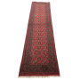288 X 81CM Hand Made Wine Red Afghan Akche Runner Rug
