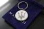 Authentic Maserati White Corporate Key Ring/key Chain 2018278