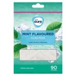 Oral Sure Dental Floss Picks 90 Pack