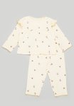 PoP Candy Frilled Top & Pant Set - Ecru