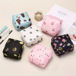 Sanitary Napkin Storage Bag Pad Tampon Holder Bags Feminine Product Pouches Portable Period Kit Bag