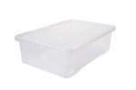Crystal Box + Lid 32L - Clear Underbed Box