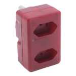 Ellies 2 Way High Surge Adaptor 2X16A SANS164-2