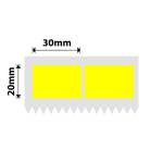 NB558 - - K3 Only - 30X20MM 2L - 2 600 Yellow Labels