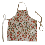 Nasturtium And Butterflies Hemp Apron