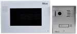 IC120 Nice 7 Colour Video Intercom Kit Including Brushed Aluminium Gate Station