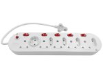 Switched Multi Plug 5X16A 5X5A 0.5M Cord
