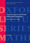 Function Spaces And Partial Differential Equations Volume 2 - Contemporary Analysis Hardcover