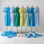 Reusable Shoe Covers Green